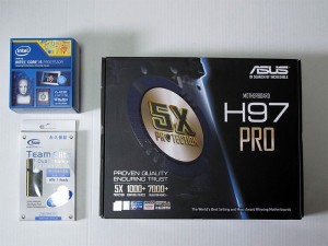 ASUS「H97-PRO」Core i5-4590
