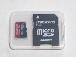 Transcend microSDXCカード 64GB Class10 UHS-I